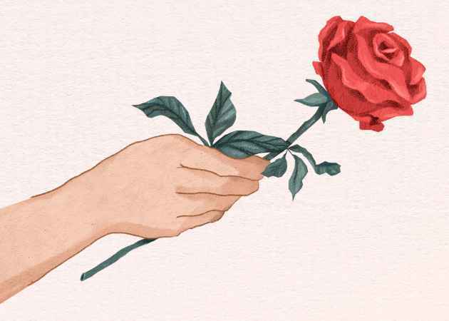 Galleria di immagini Donazioni di rose per le feste del Carmen al Mercato di Chamberí 1