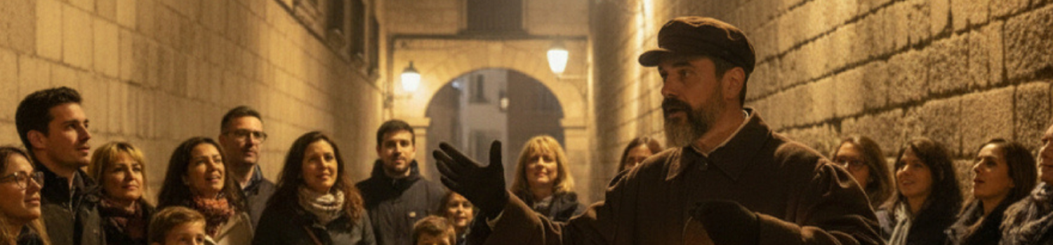 Imagem 'Sombras de Madrid: O Último Vigia Noturno' oferece uma viagem teatral pelas lendas e mistérios da Madrid dos Habsburgos.