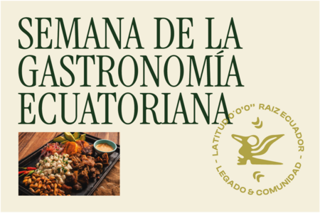 Imagem Semana da Gastronomia Equatoriana de 9 a 15 de dezembro