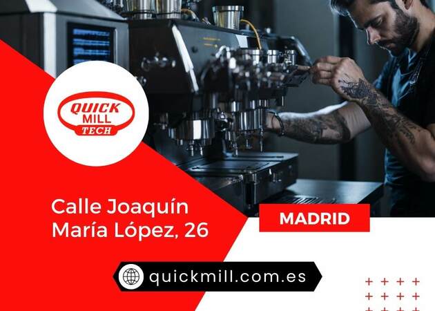 Galeria de imagens QuickMillTech | Serviço técnico de reparação de máquinas de café Quick Mill 3