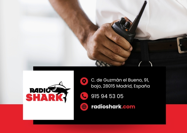 Galleria di immagini Radio Squalo | noleggio walkie-talkie Madrid 10