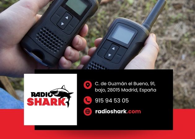 Galleria di immagini Radio Squalo | noleggio walkie-talkie Madrid 15