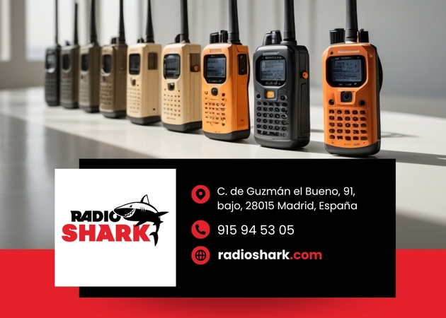 Galería de imágenes Radio Shark | alquiler de walkie talkies Madrid 1