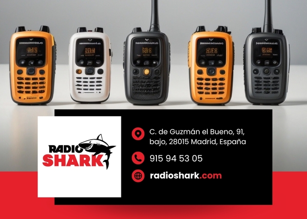 Galería de imágenes Radio Shark | alquiler de walkie talkies Madrid 2