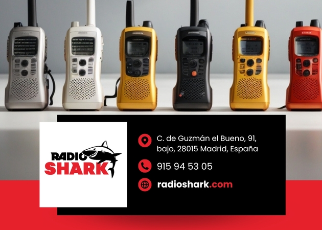 Galleria di immagini Radio Squalo | noleggio walkie-talkie Madrid 3