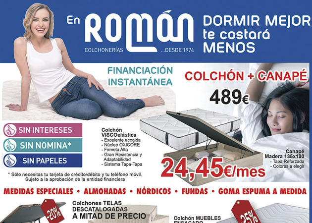 Image gallery Mattresses and furniture Román - Villaverde 1