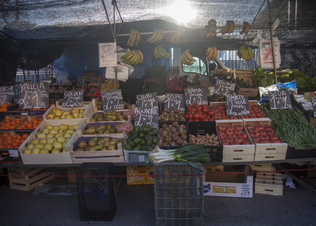 图片库 Fontarrón 市场，70 年后：水果和蔬菜 4