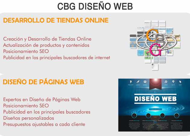 Galería de imágenes CBG Diseño Web 1