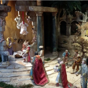封面照片 马德里历史博物馆的耶稣诞生场景