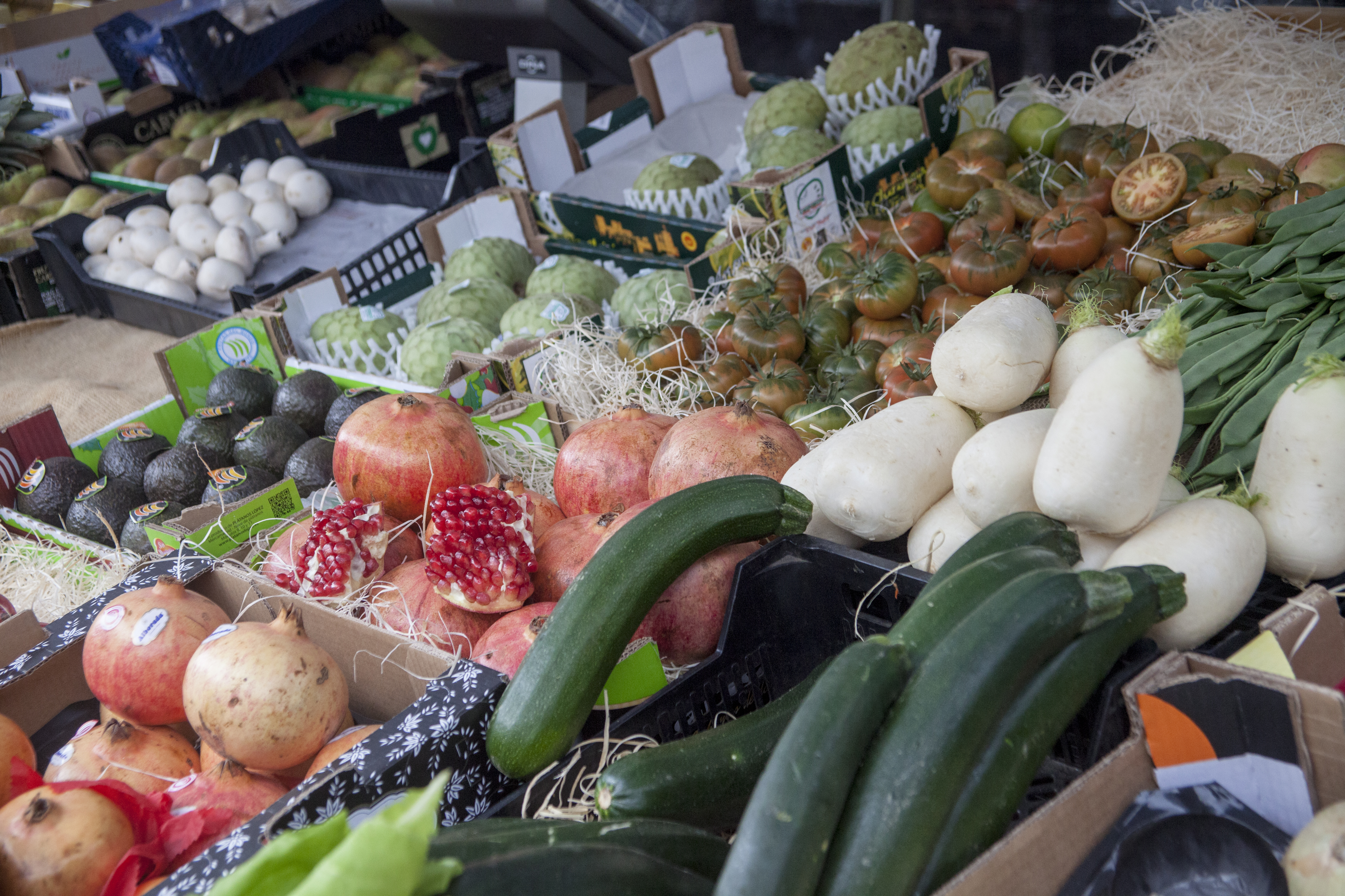 Titelbild Camino de las Cruces Marktstand 52: Obst und Gemüse