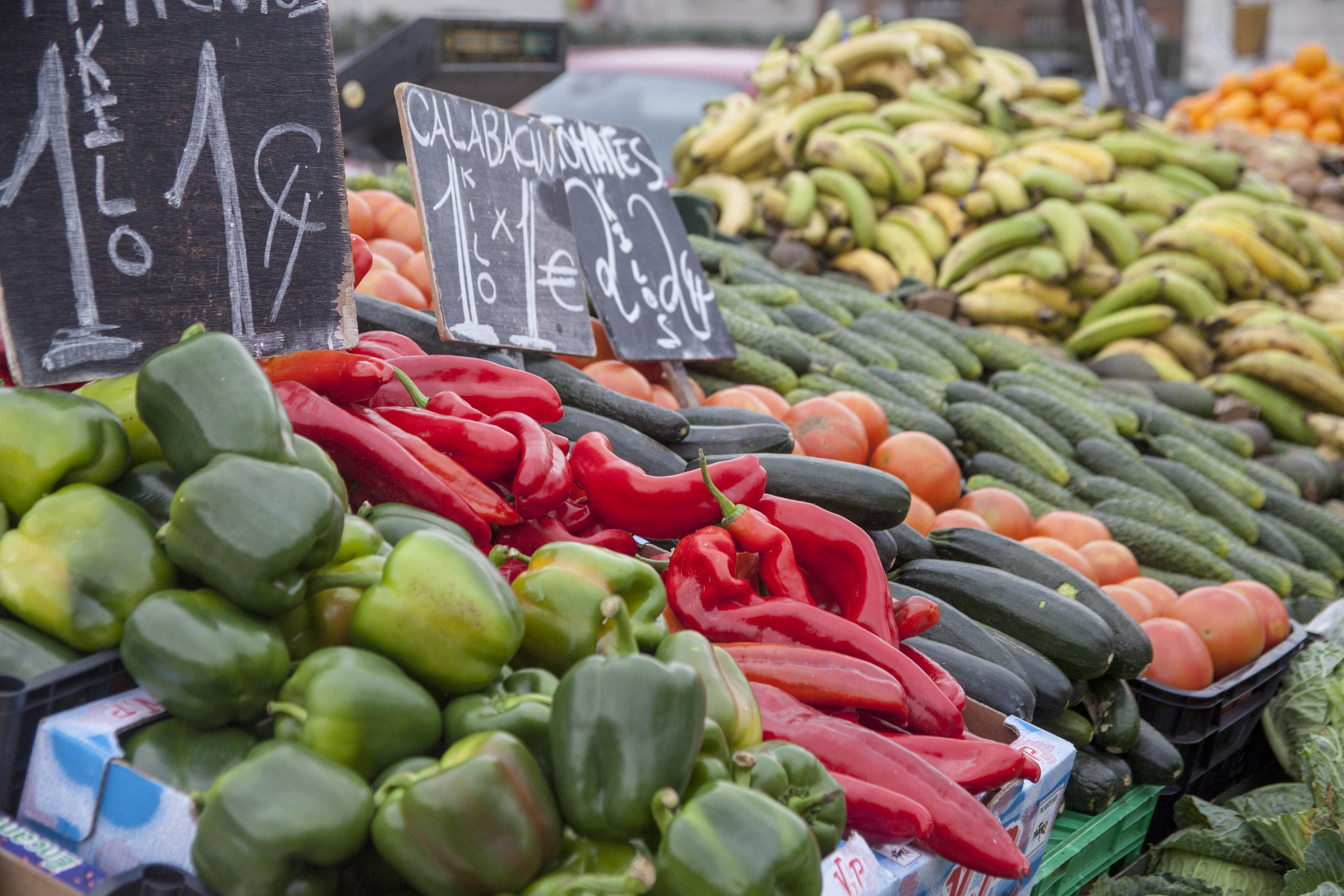 Titelbild Camino de las Cruces Marktstand 3: Obst und Gemüse