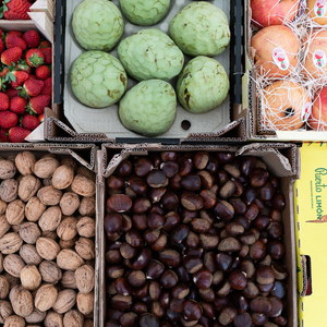 Mercadillo de Rafael Finat, puesto 11: Frutas y verduras