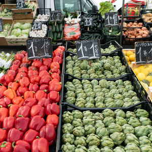 Titelbild Rafael Finat Markt, Position 21: Obst und Gemüse