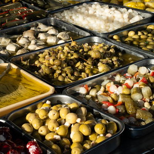 封面照片 Vía Lusitana 市场，位置 55：迷迭香泡菜和咸味食品