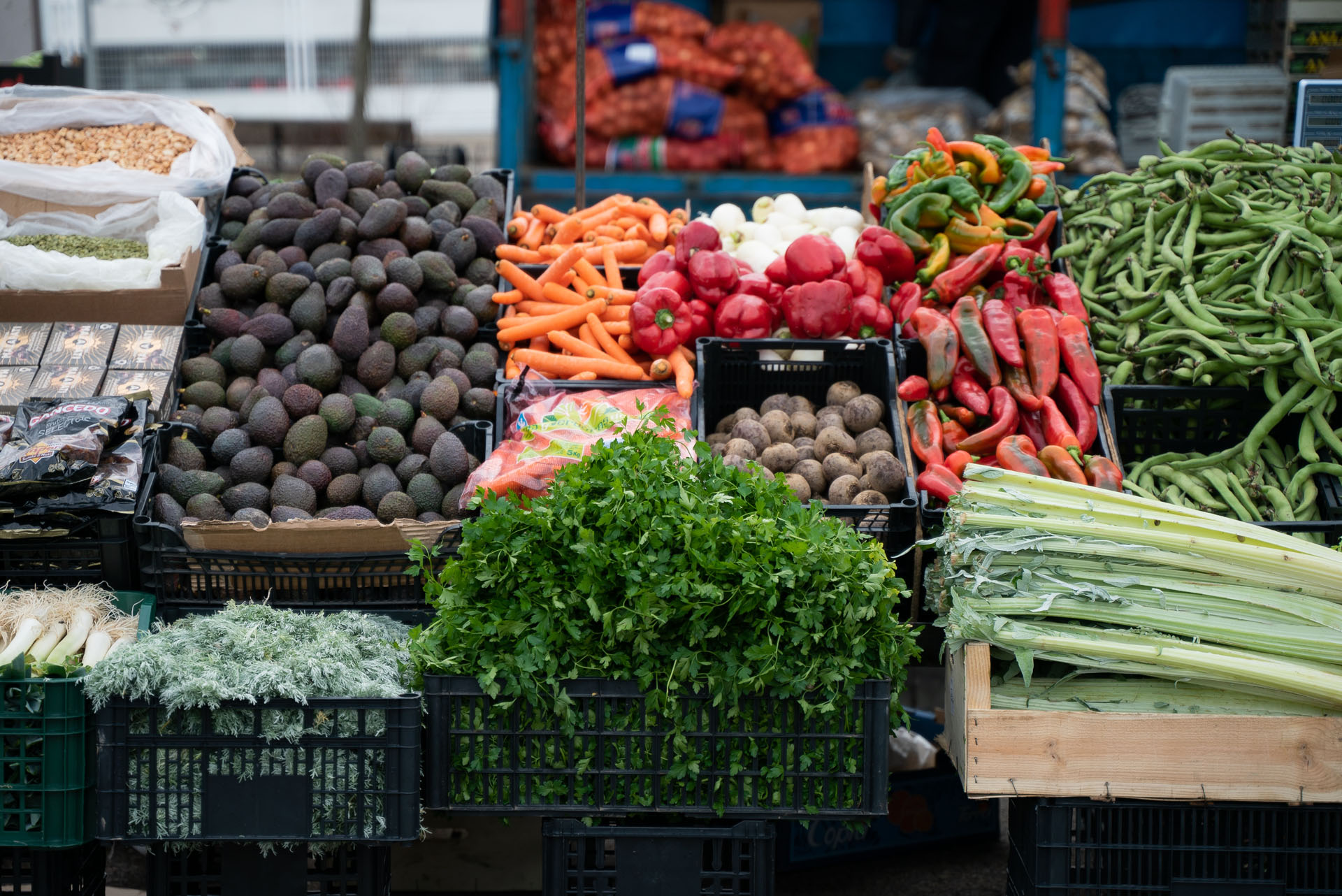 Titelbild Markt von Villa de Vallecas, Post 22F: Obstladen